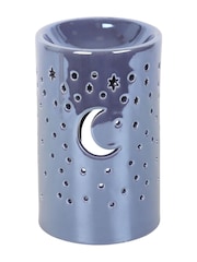 Something Different Purple Iridescent Moon Pillar Oil Burner and Wax Warmer - Image 2 of 5