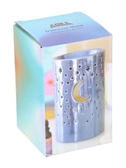 Something Different Purple Iridescent Moon Pillar Oil Burner and Wax Warmer - Image 5 of 5