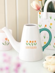 Something Different Fleurs Les Tulip Ceramic Watering Can - Image 1 of 4