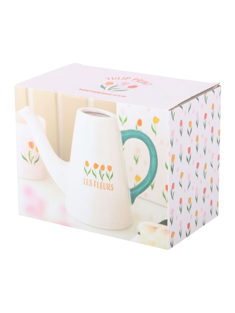 Something Different Fleurs Les Tulip Ceramic Watering Can - Image 4 of 4