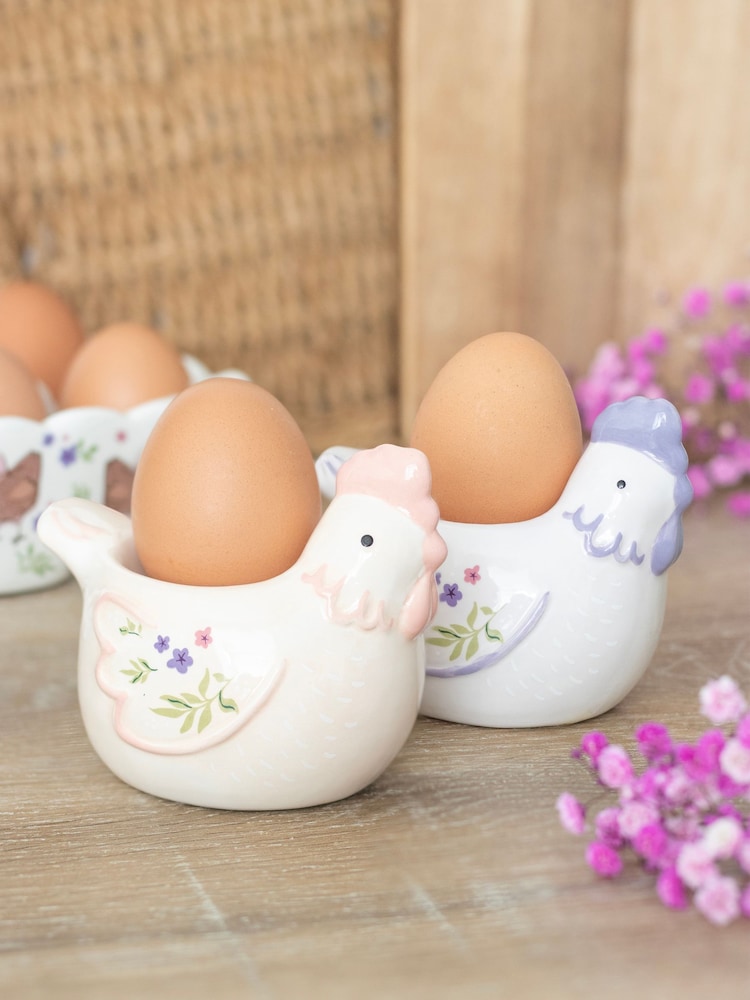 Something Different Set of 2 Hen Shaped Egg Cups - Εικόνα 1 του 4