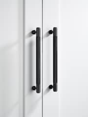 Pushka Home Black Knurled Cabinet Bar Handle - Image 1 of 3
