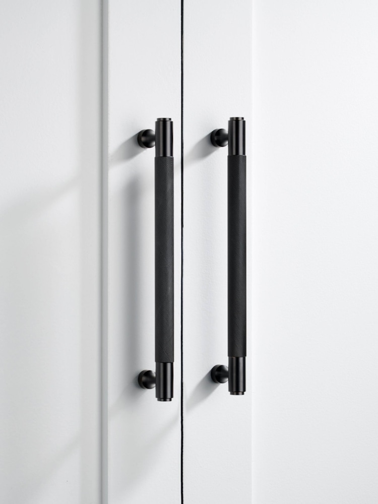 Pushka Home Black Knurled Cabinet Bar Handle - Image 1 of 3