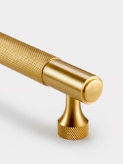 Pushka Home Gold Knurled Cabinet Bar Handle - Image 3 of 4