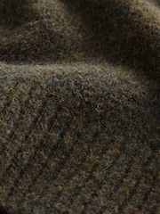 Khaki Green Cosy Knitted Zip Through Jacket - Image 3 of 3