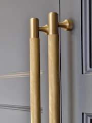 Pushka Home Gold Knurled Cabinet Bar Handle - Image 1 of 4