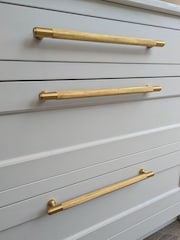 Pushka Home Gold Knurled Cabinet Bar Handle - Image 4 of 4