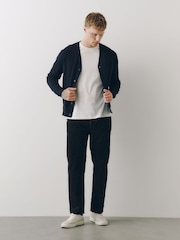 Qara - Knitted V-Neck Cardigan - 8şəkildən 2 şəkil