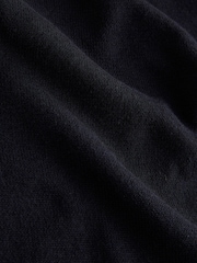 Navy Blue Knitted V-Neck Cardigan - Image 3 of 3