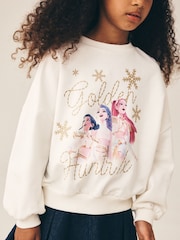 Cream Christmas Kpop Long Sleeve Sweatshirt (6-16yrs) - Image 2 of 8