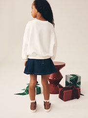 Cream Christmas Kpop Long Sleeve Sweatshirt (6-16yrs) - Image 3 of 8