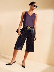 Friends Like These Grape V-Neck Vest Top - Image 3 of 5