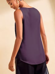 Friends Like These Grape V-Neck Vest Top - Image 5 of 5