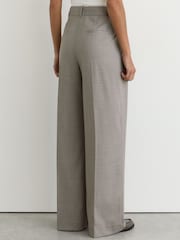 Reiss Darcy Wool-Blend Wide-Leg Pleated Trousers - 圖片 6，共 7