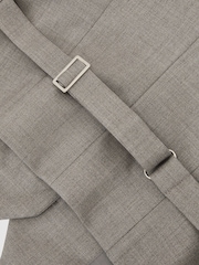 Reiss Light Grey Darcy Wool-Blend Tailored Waistcoat - Image 9 of 10