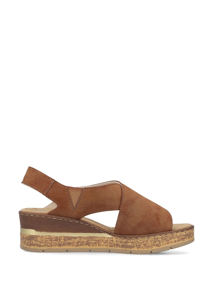 Rieker Rieker Brown Sandals - Imaginea 2 din 6