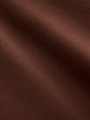 Rust Red - Slim fit - Enkelt plisseret chinos med Stræk i bomuld med højt pasform - Billede 10 af 10