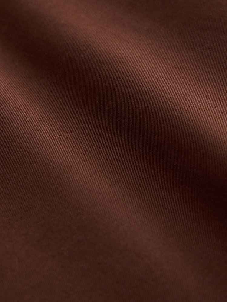 Rust Red Slim Fit Single Pleat Cotton Rich Stretch Chinos - Image 2 of 4 Rust Red Slim Fit Single Pleat Cotton Rich Stretch Chinos - Image 2 of 4