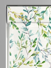 Laura Ashley Fresh Green Brayton Leaves Made to Measure Roman Blind - Image 3 of 6