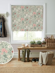 Laura Ashley Pistachio Otterham Gardens Made to Measure Roman Blind - Image 1 of 6