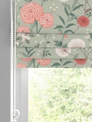 Laura Ashley Pistachio Otterham Gardens Made to Measure Roman Blind - Image 2 of 6