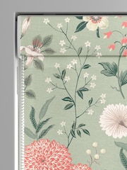 Laura Ashley Pistachio Otterham Gardens Made to Measure Roman Blind - Image 3 of 6