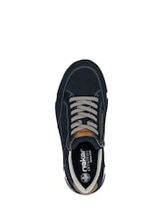 Rieker Shoes Blue Zipper - 7şəkildən 6 şəkil