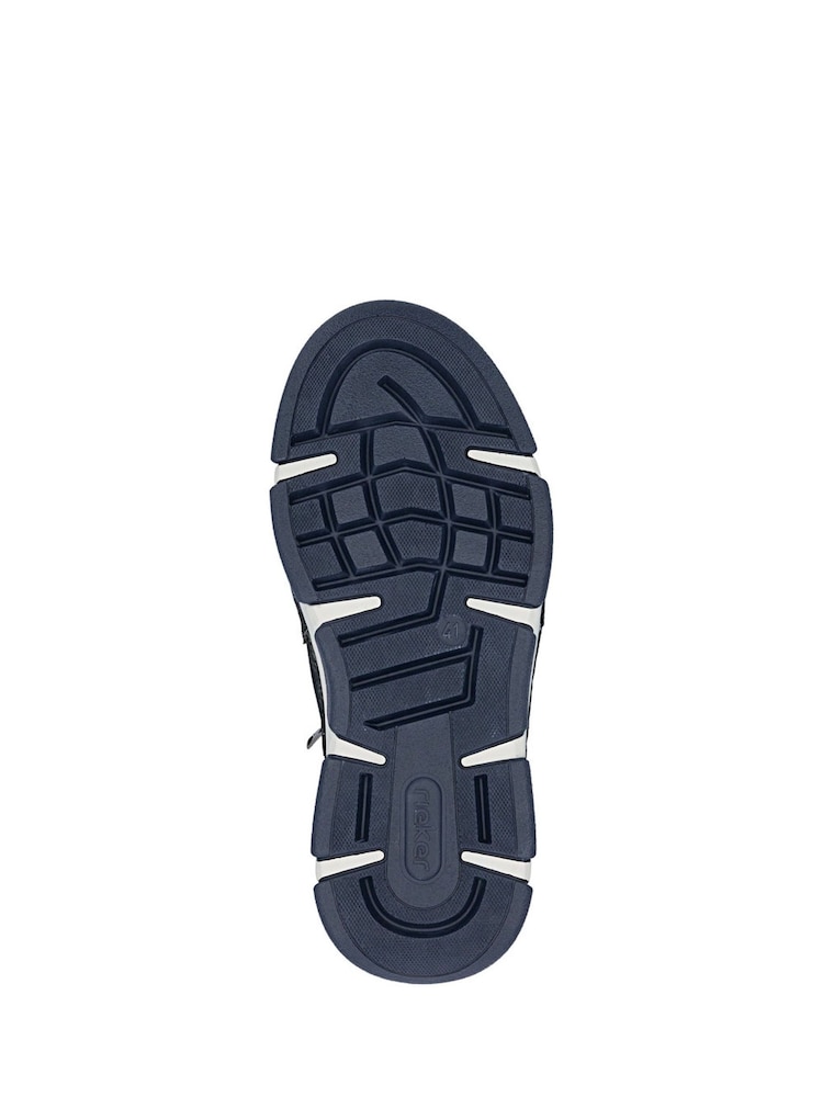 Rieker Shoes Blue Zipper - 7şəkildən 7 şəkil