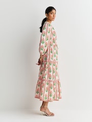 Pink City Prints Blue Sofia Dress - Image 3 of 11