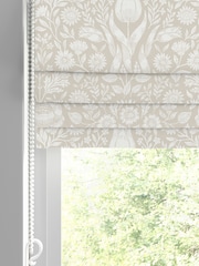 Laura Ashley Natural Ashstead Damask Made to Measure Roman Blind - Image 2 of 6
