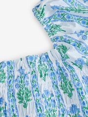 Pink City Prints Blue Jodhpur Mini Dress - Image 8 of 9