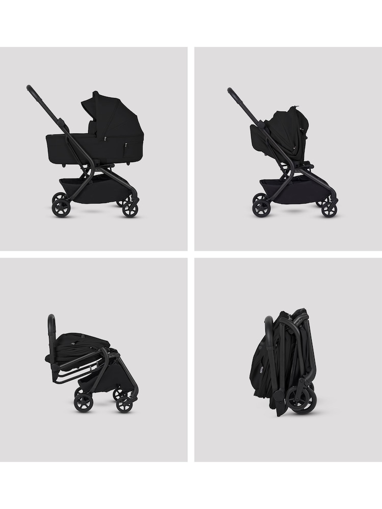 Silver Cross Onyx Nia Compact Stroller Travel System with Accessories - Image 2 of 6