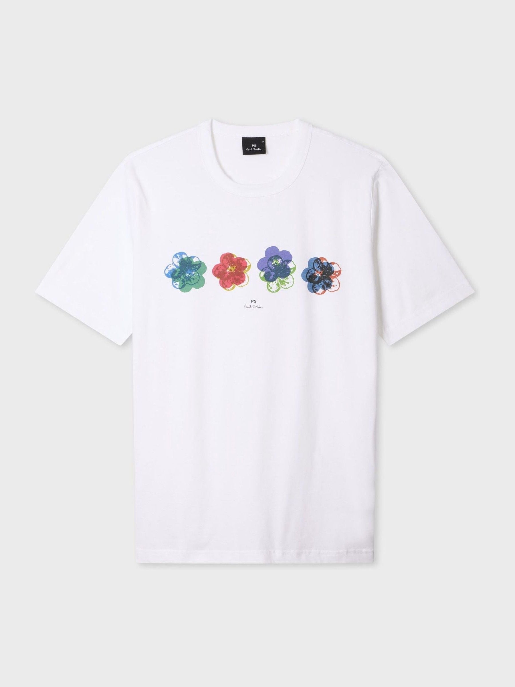 Buy PS Paul Smith White Floral Graphic T-Shirt from the Next UK