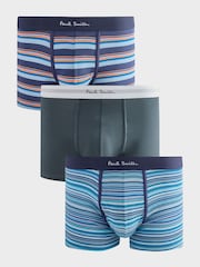 أسود - حزمة من 3 بوكسرات بخطوط مميزة من Paul Smith - Image 1 of 4