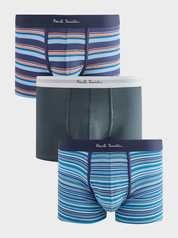 أسود - حزمة من 3 بوكسرات بخطوط مميزة من Paul Smith - Image 1 of 4 أسود - حزمة من 3 بوكسرات بخطوط مميزة من Paul Smith - Image 1 of 4