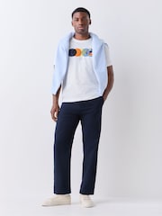 PS Paul Smith White Football Graphic T-Shirt - Image 2 of 6