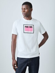 PS Paul Smith White Box Graphic T-Shirt - Image 1 of 7