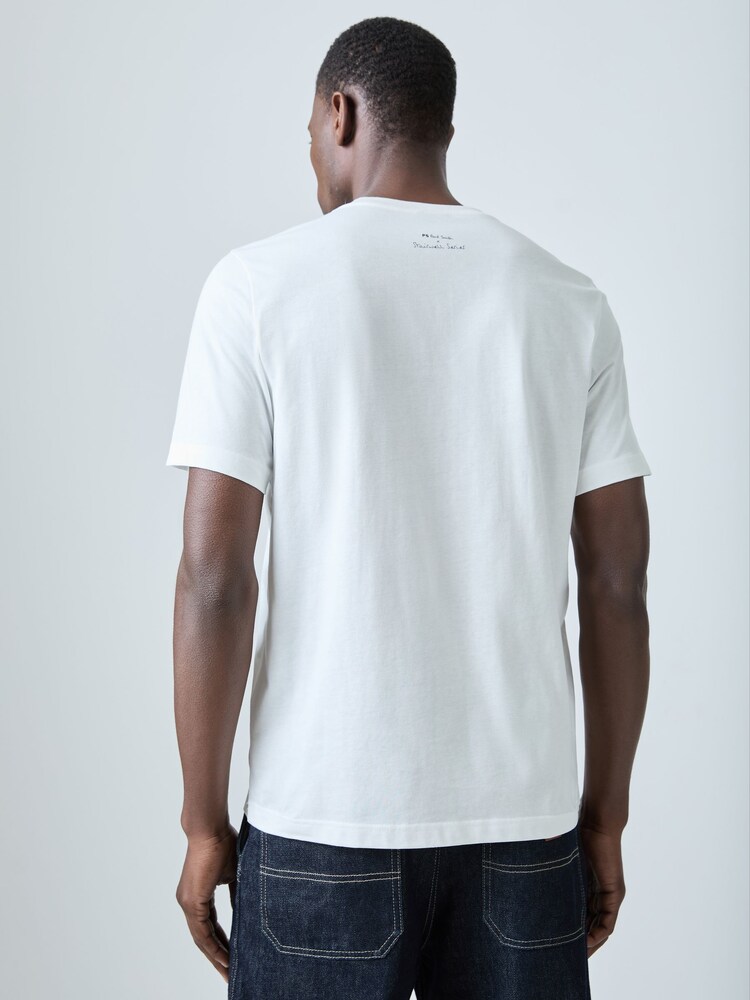 PS Paul Smith White Box Graphic T-Shirt - Image 2 of 7