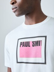 PS Paul Smith White Box Graphic T-Shirt - Image 3 of 7