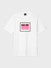 PS Paul Smith White Box Graphic T-Shirt - Image 5 of 7