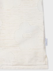 PS Paul Smith White Floral Jacquard Short Sleeve Revere Collar Shirt - Image 9 of 9