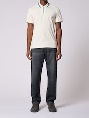 PS Paul Smith Cream Tipped Collar Polo Shirt - Image 2 of 3
