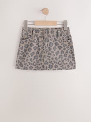 Animal-Print - Denim Skirt (3-16yrs) - Bild 1 von 4