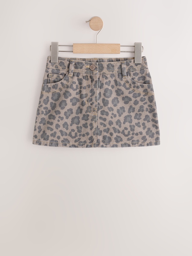 Animal-Print - Denim Skirt (3-16yrs) - Bild 1 von 4