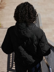 Black Lightweight Quilted Jacket - Image 3 of 8