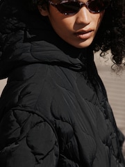 Black Lightweight Quilted Jacket - Image 4 of 8