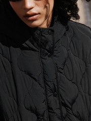 Black Lightweight Quilted Jacket - Image 5 of 8