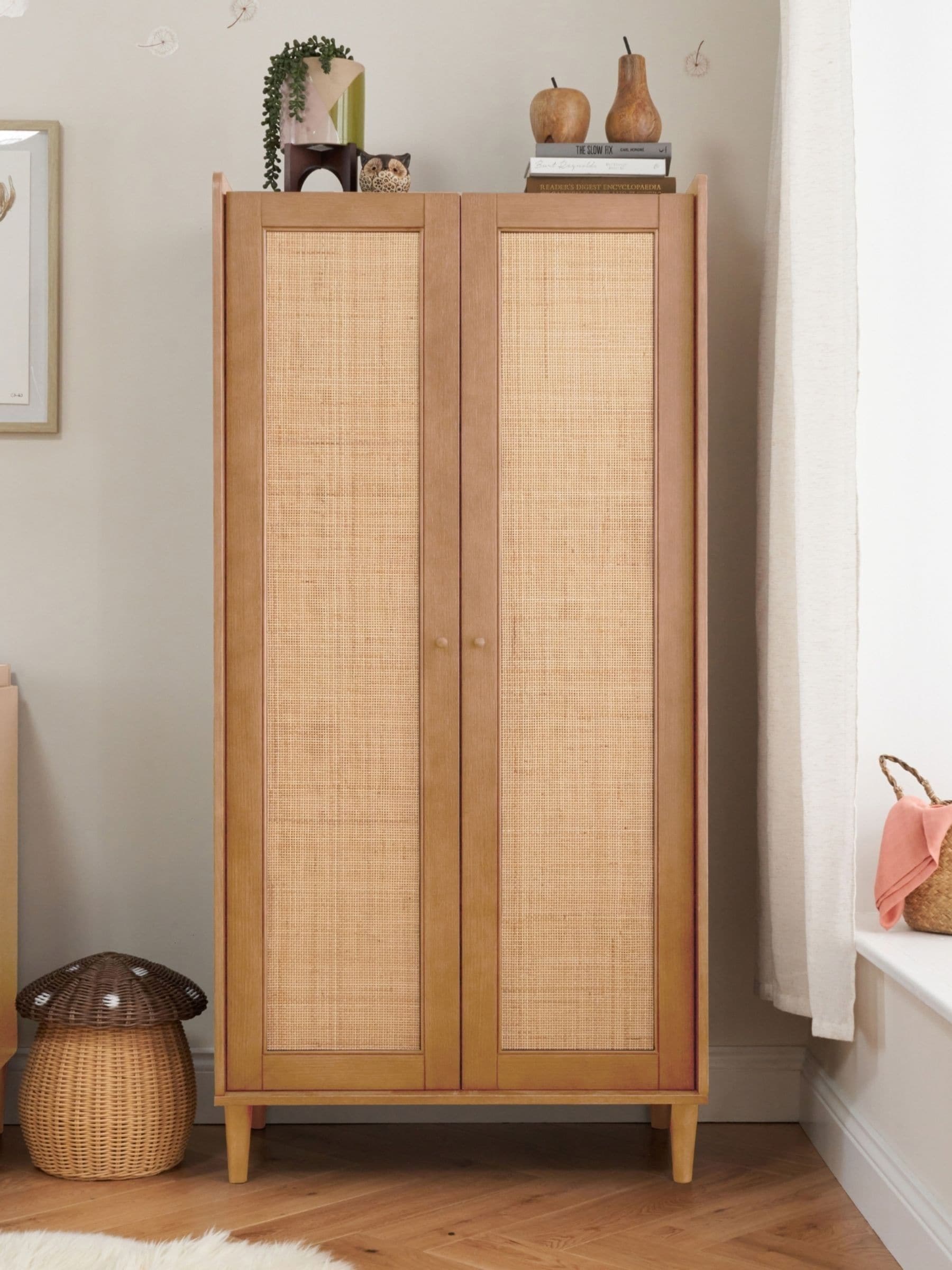 Tutti Bambini Unisex Light Oak Japandi Nursery Wardrobe