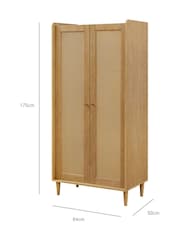 Tutti Bambini Light Oak Japandi Nursery Wardrobe - Image 4 of 4