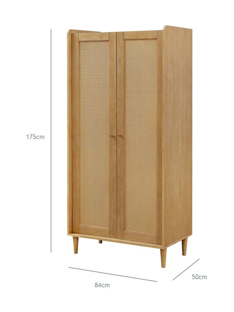 Tutti Bambini Light Oak Japandi Nursery Wardrobe - Image 4 of 4